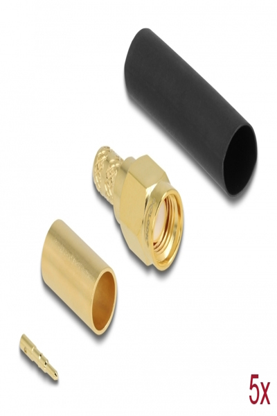 Delock Antenna connector - SMA (M) crimp - 90035