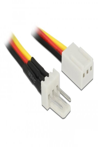 Câble d'alimentation pour ventilateur Delock - Alimentation interne 3 broches (M) vers alimentation interne 3 broches (F)