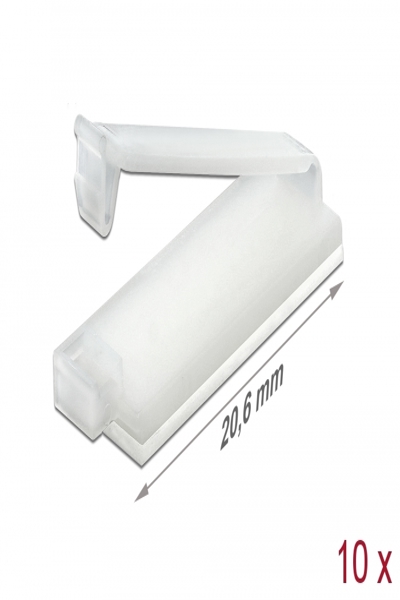 Support de câble Delock - naturel (lot de 10)