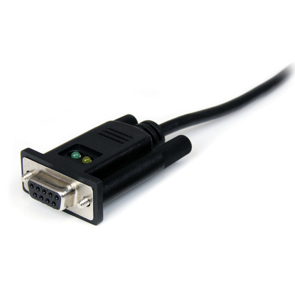StarTech 1 port USB null modem RS232 adapter cable - USB 2.0 to serial DB9 with FTDI chipset - USB / 9 pin. Female - Serial Adapter - USB 2.0 - RS-232 - ICUSB232FTN