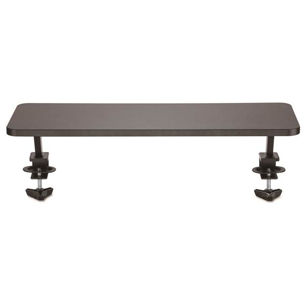 StarTech MNRISERCLMP screen riser (clampable monitor riser, extra wide 65 cm) black - Table mount for monitor - Black - Screen size: up to 81.3 cm (up to 81.30cm (32") ) - MNRISERCLMP