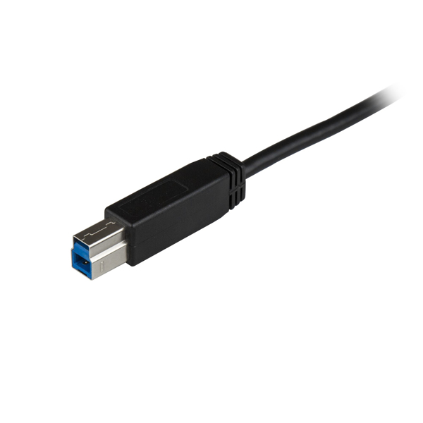 StarTech 1m USB 3.1 USB-C to USB-B cable - USB 3.1 connection cable - USB cable - USB-C (M) to USB Type B (M) - USB 3.1 - 1 m - black - for Apple MacBook - USB31CB1M