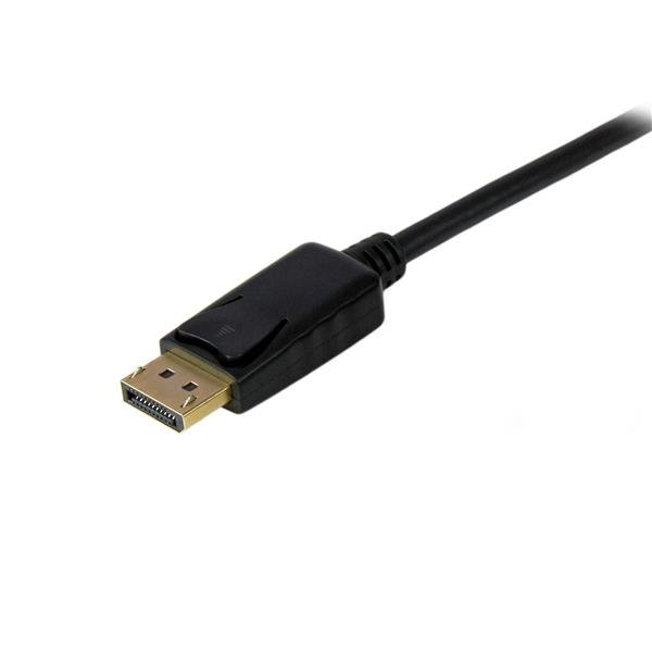 StarTech 15ft DisplayPort to VGA Adapter Cable DP to VGA Black - DisplayPort Cable - HD-15 (W) to DisplayPort (M) - 4.57 m - Snapped - Black - DP2VGAMM15B