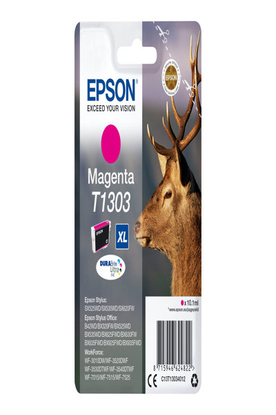 EPSON STAG SINGLEPACK MAGENTA T1303 DURABRITE ULTRA INK 10.1 ML