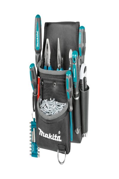 Makita E-15198 - Tool pouch - Leather - Polyester - Black - Grey - Teal - 145 mm - 260 mm - 270 mm