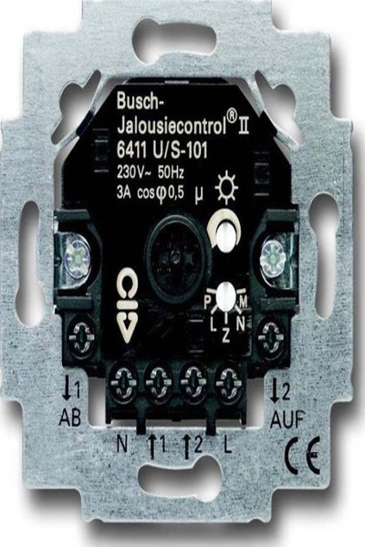 BUSCH JAEGER 6411 U/S-101 Actionneur de store/auvent encastré 2 canaux