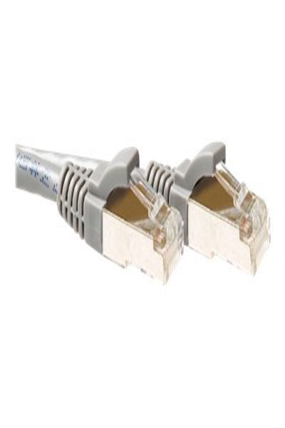 ACT Grey 15 meter SFTP CAT6A patch cable snagless with RJ45 connectors - 15 m - Cat6a - S/FTP (S-STP) - RJ-45 - RJ-45 - Grey