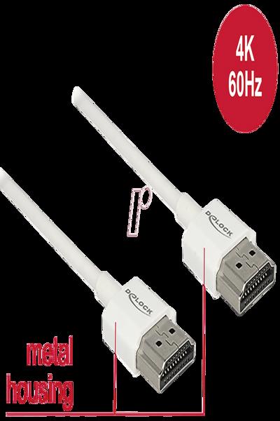 Delock höghastighets-HDMI med Ethernet - 85122