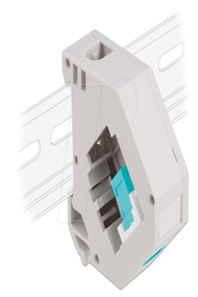 Delock Keystone-jackadapter för DIN-skena - 87173