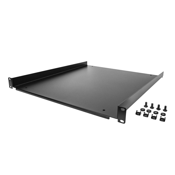 1U Server Rack Shelf - Universal Rack Mount Cantilever Shelf for 19" Network ... - SHELF-1U-20-FIXED-S