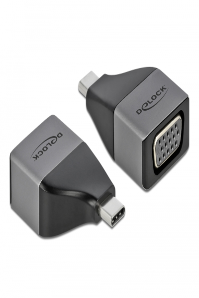 Delock Adapter - 24 pin USB-C male to HD-15 (VGA) female - 64002