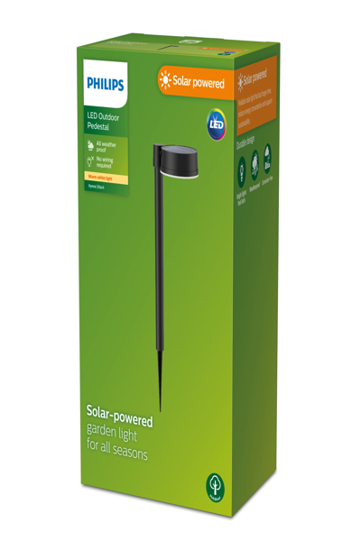Philips Vynce Pedestal/Pathway Light 1.5W, Outdoor pedestal/post lighting - 8720169265646