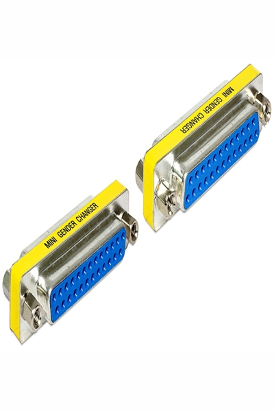 Delock Adapter Sub-D - Serial / parallel gender changer - 65483
