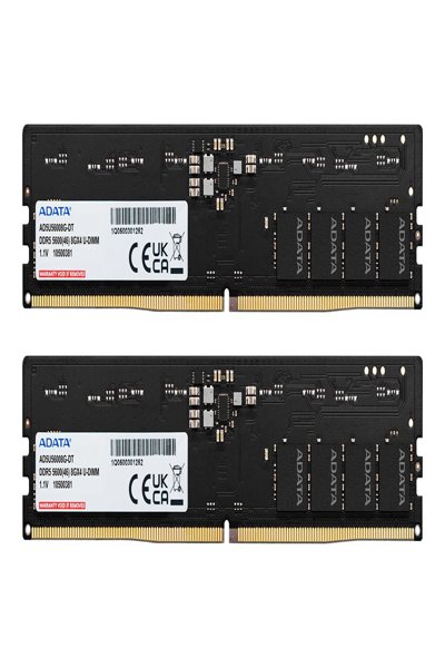 ADATA DDR5 - kit - 32 GB: 2 x 16 GB - AD5U560016G-DT