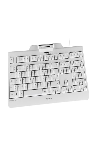 Cherry KC 1000 SC - Full-size (100%) - Wired - USB - Grey - JK-A0100CH-0