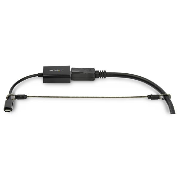 StarTech CONNLOCKPK5 security cable (pack of 5, cable lock protects against theft, adjustable, heat shrink tubing, wire end ferrules) - security cable - Silver - 30 cm (pack of 5) - CONNLOCKPK5