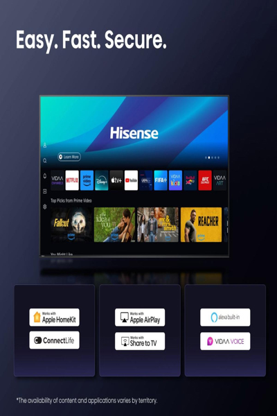 Hisense 50A6Q 4K UHD 2160p Sort