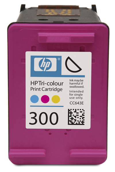 HP 300 Ink Cartridge: Cyan/Magenta/Yellow Original