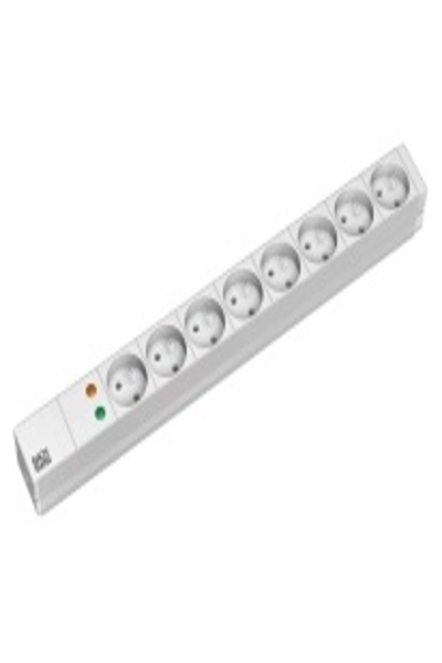Bachmann 333.4061 - Basic - 1U - Grey - 8 AC outlet(s) - 2 m - Over voltage