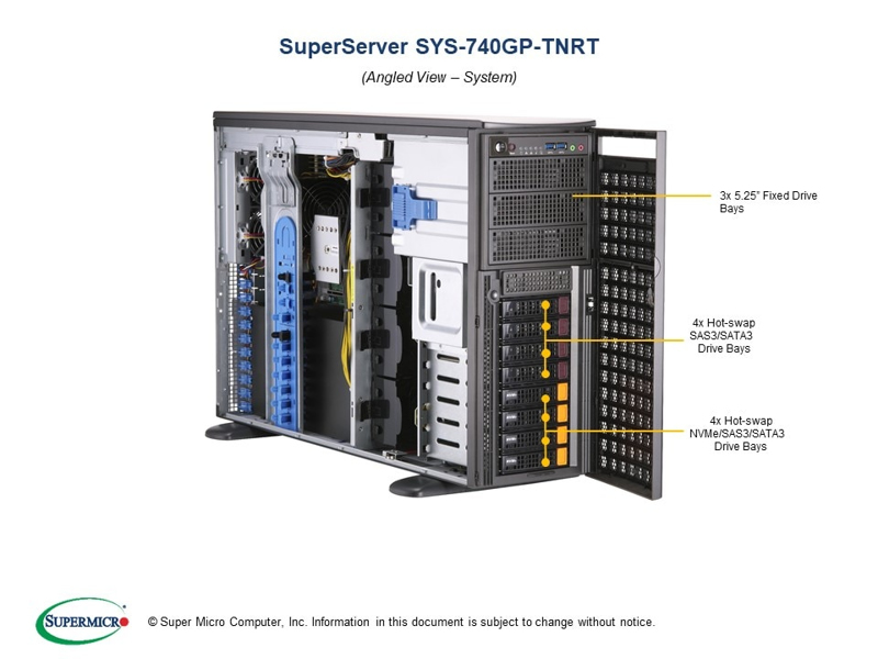 SuperMicro Barebone SuperServer SYS-740GP-TNRT - SYS-740GP-TNRT