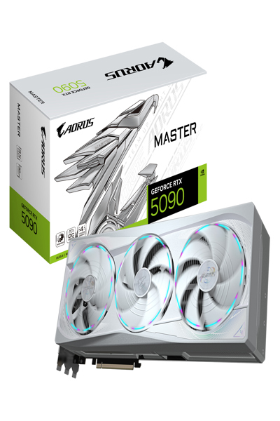 Gigabyte Aorus GeForce RTX 5090 Master Ice 32GB - GV-N5090AORUSM ICE-32GD
