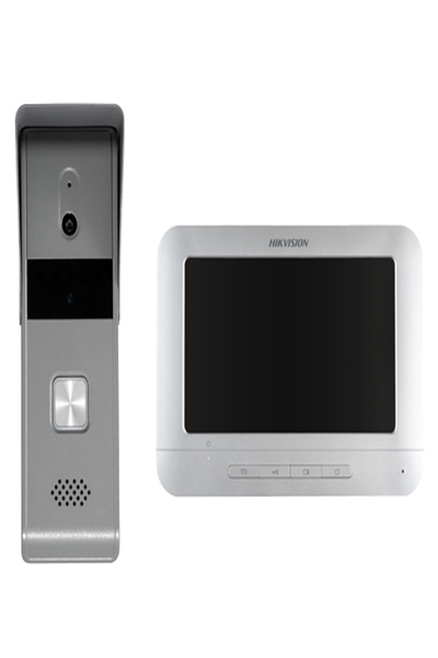 Hikvision DS-KIS203T : Interphone vidéo LCD 7" (gris/blanc)