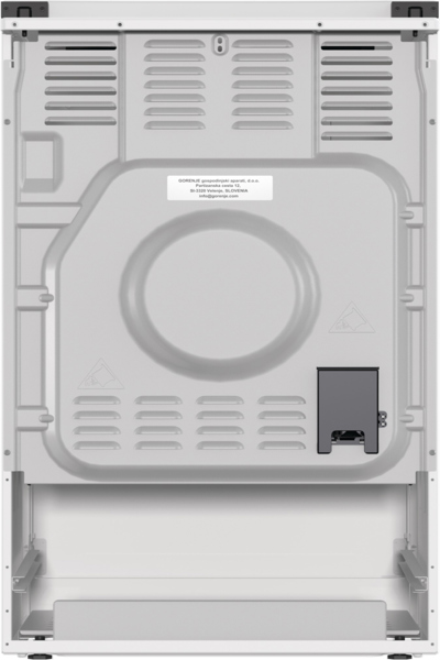 Gorenje GE 5 A23 WH 50cm White Freestanding Cooker 4 Plates 70L - 743079