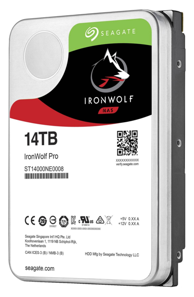 Seagate IronWolf Pro ST14000NE0008 - Hårddisk - 14 TB - ST14000NE0008