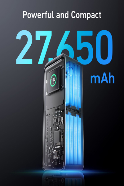 Anker Prime power bank, 27650mAh, 250W, black - A1340011