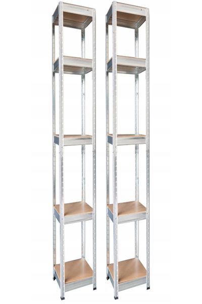 Extralink | Set of Two 5-Tier Shelves| 180x40x40 cm 175 kg