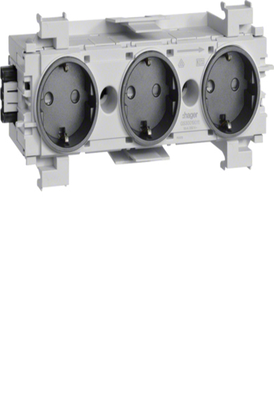 Hager GS30019011 Graphite 250 V, paquet de 10
