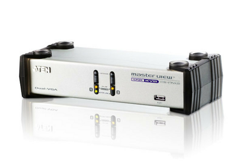 ATEN MasterView CS-1742 - KVM / audio / USB switch - CS1742