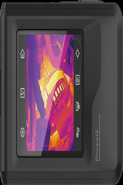 Hikvision PocketE : Caméra thermique PocketE NETD<50mk, lumière LED