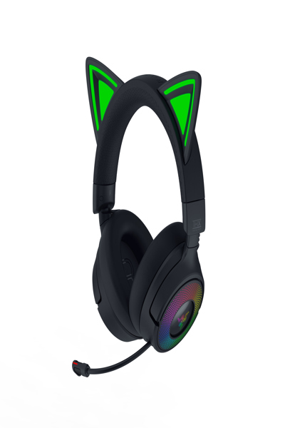 RAZER KRAKEN KITTY V3 PRO - BLACK WIRELESS HEADSET - RZ04-05170300-R3M1
