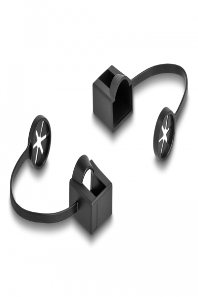 Delock Dammskydd - svart, vit, röd (50-pack) - 66973