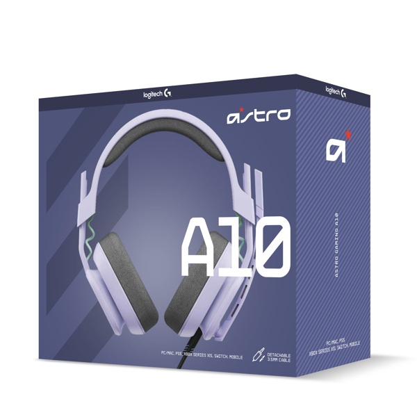 Logitech ASTRO Gaming A10 Gen 2 - Headphones - 939-002078