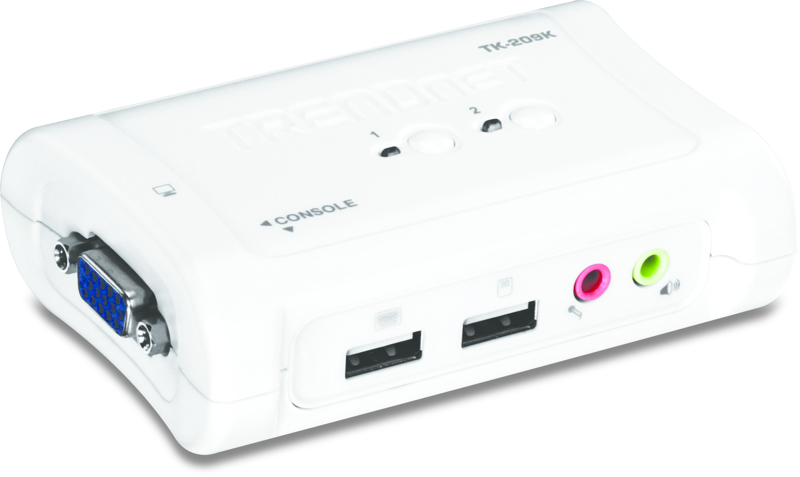 KVM 02 Port/USB TRENDnet TK-209K / Audio - TK-209K