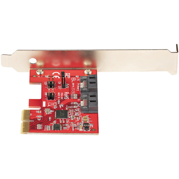 2-port PCIe SATA RAID controller PCIe SATA hardware RAID controller hard drives/SSD RAID full/low profile cover ASM1062R - 2P6GR-PCIE-SATA-CARD
