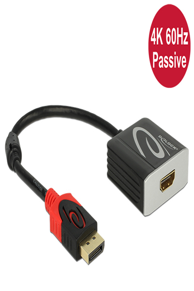 Delock 4K Passive - Video adapter - 62719