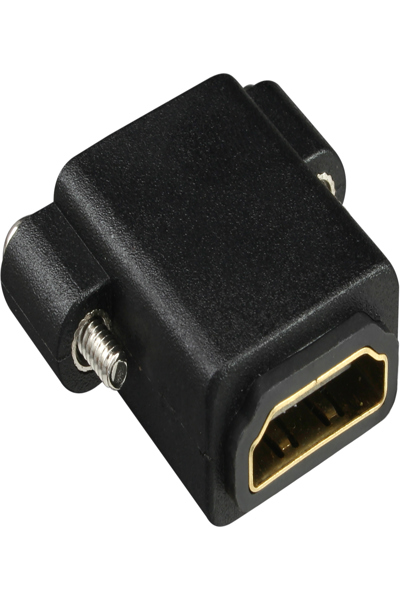 Adaptateur HDMI en ligne Type A femelle / A femelle plaqué or avec bride - 4K2K