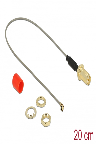 Delock Antennkabel - RP-SMA-hona till MHF/U.FL-hane - 89831