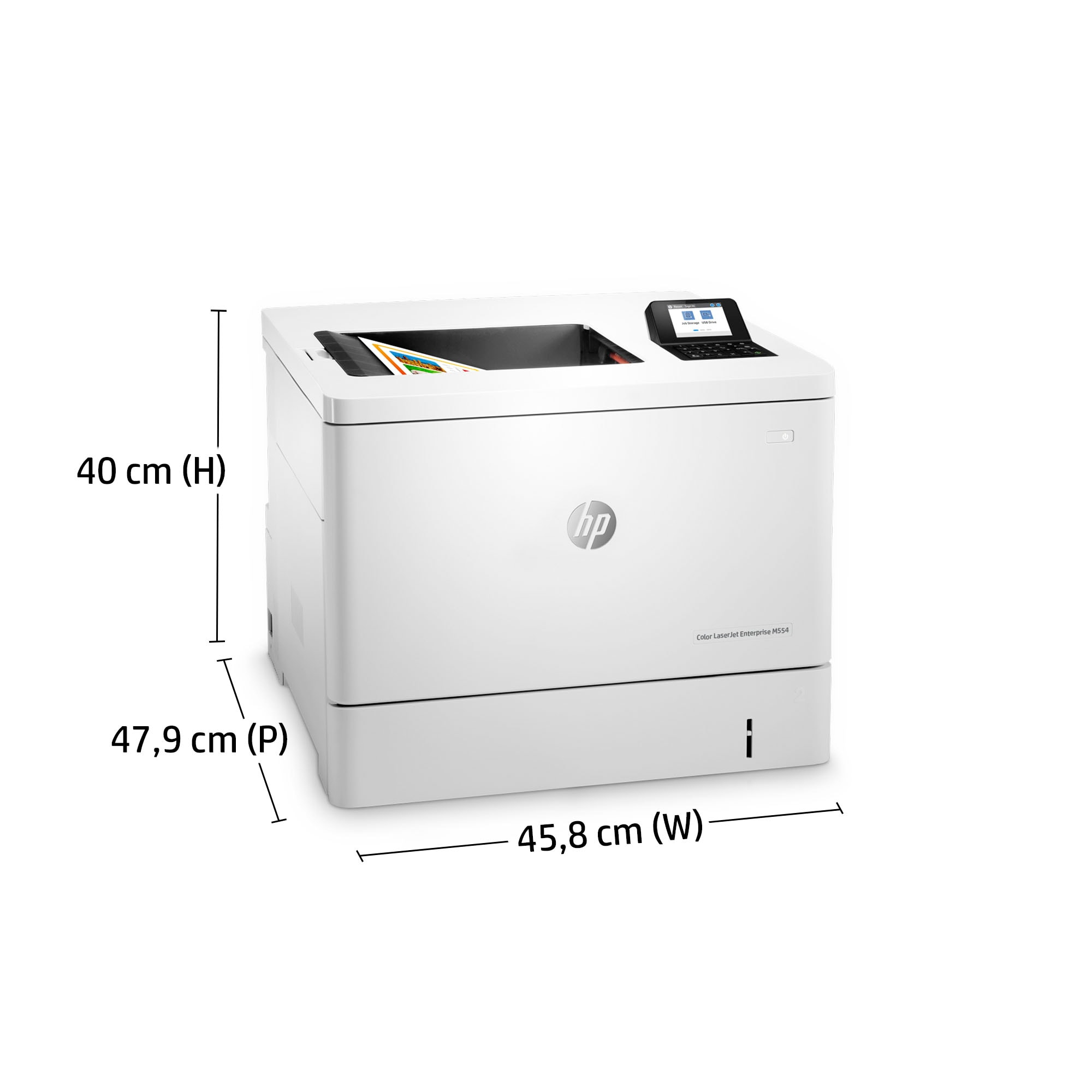 HP Color LaserJet Enterprise M554dn Printer - 7ZU81A