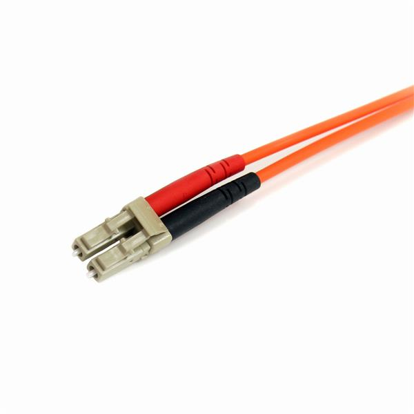 StarTech Multimode 62.5/125 duplex fiber optic patch cable LC - ST - network cable - LC Multi-Mode (M) - ST multi-mode (M) - 2.0m - fiber optic - 62.5/125 micrometers (FIBLCST2) - FIBLCST2