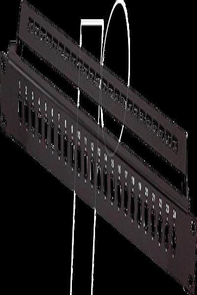 LogiLink FB0002B - 19'' LWL-Panel fÃƒÂ¼r 24x LC Duplex SC Simplex Kupplungen