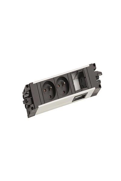 Bachmann STEP ALU 2xUTE 1xCM 90Current Power Strip GST18 L220mm - 9060236