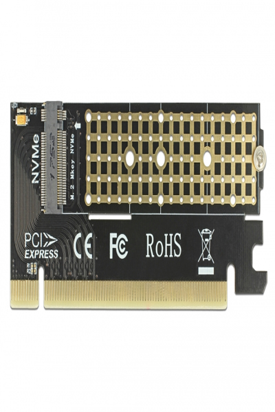 Delock PCI Express x16-kort till 1 x NVMe M.2-nyckel M - 90300
