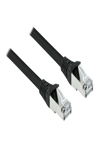 Delock RJ45 Network Cable Cat.6A S/FTP PUR Outdoor 2 m - Cat6a - S/FTP (S-STP) - RJ-45 - RJ-45 - Black - 80135