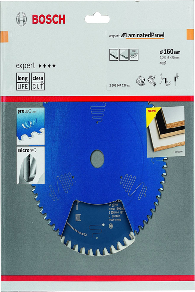 Bosch 2 608 644 127 - Laminated panel - 16 cm - 2 cm - 1.6 mm - 11900 RPM - 2.2 mm