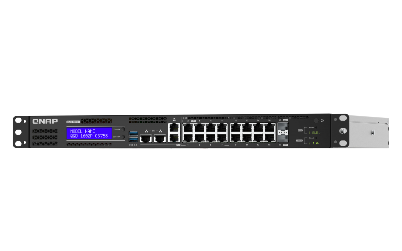 QNAP QGD-1602P-C3558-8G - Guardian - Switch - QGD-1602P-C3558-8GB