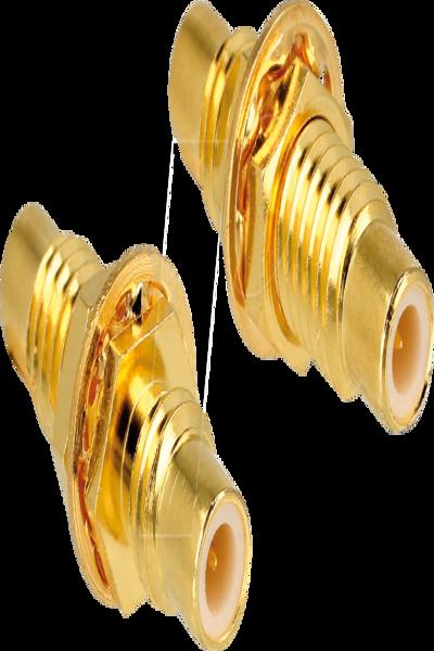 Delock RF-adapter - SMC hane till SMC hane panelmonterbar - 65874